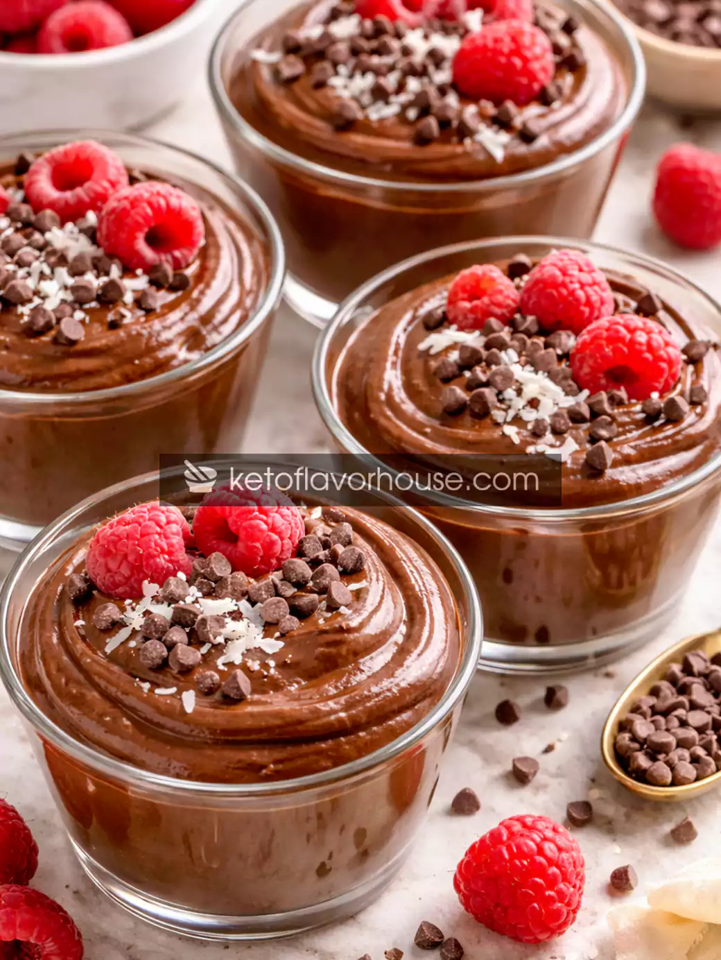 Easy 3-Ingredient No-Bake Protein Chocolate Mousse